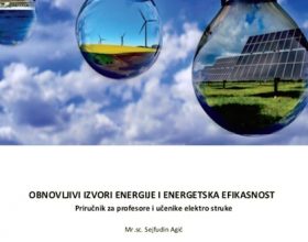 Izrađen Priručnik “Obnovljivi izvori energije i energetska efikasnost“  za profesore i učenike elektro struke